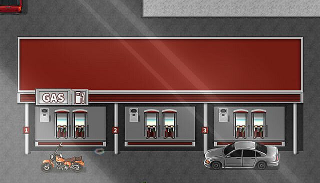 RPG Maker MZ - KR Transportation Station - Cars Trucks and Gas Tileset