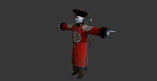 怨灵小僵-“灵婚—顾江·绛袍砗磲帽”服饰（外传剧情皮肤）