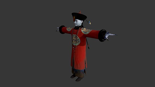 怨灵小僵-“灵婚—顾江·绛袍砗磲帽”服饰（外传剧情皮肤）