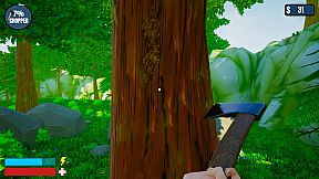 A Game About Cutting A Tree