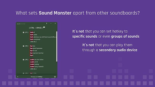Sound Monster Soundboard