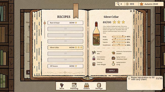 The Winery - Winemaking Simulator