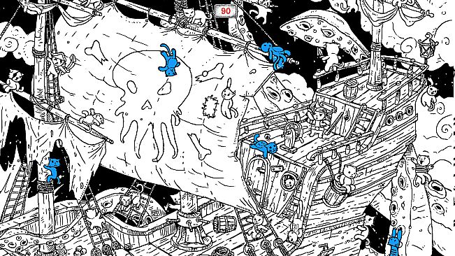 100 hidden Cats : Pirates