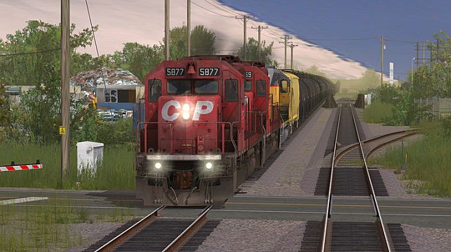 Trainz 2022 DLC - CP SD40-2 #5865-5879 Dual Flags