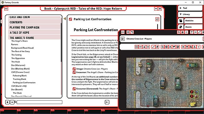 Fantasy Grounds - Cyberpunk RED - Tales of the RED: Hope Reborn