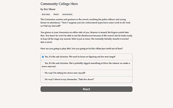 Community College Hero: Trial by Fire