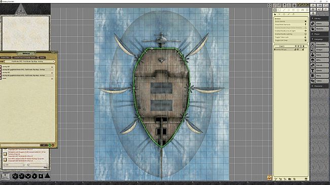Fantasy Grounds - Pathfinder RPG - Pathfinder Flip-Mat - Airship