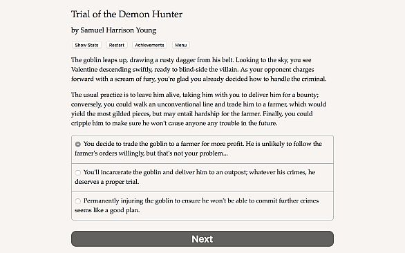 Trial of the Demon Hunter