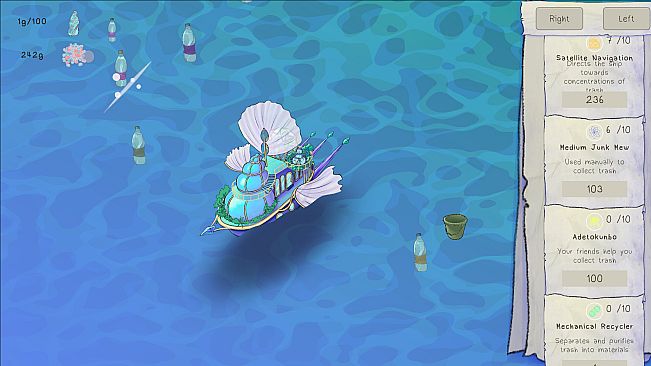 Ocean Cleaner Idle