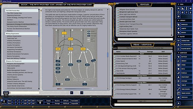 Fantasy Grounds - Traveller - The Fifth Frontier War: Armies of the Fifth Frontier War