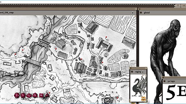 Fantasy Grounds - Village Backdrop: Ashford (5E)