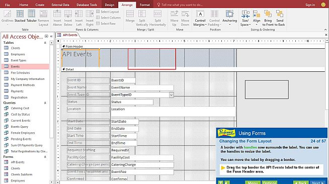Professor Teaches Access 2016