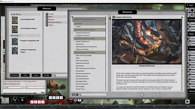 Fantasy Grounds - Shadow of the Demon Lord - Freeport Companion