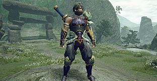 Monster Hunter Rise - "Utsushi" Hunter layered armor set