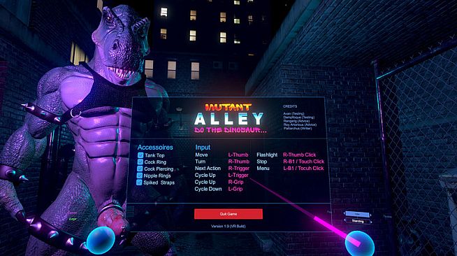 Mutant Alley - Virtual Reality Support