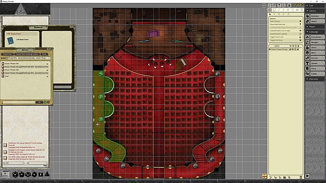 Fantasy Grounds - Pathfinder RPG - Pathfinder Flip-Mat - Classic Theater
