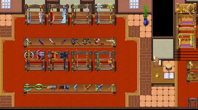 RPG Maker MV - Shop Materials Tileset - Interior / Exterior