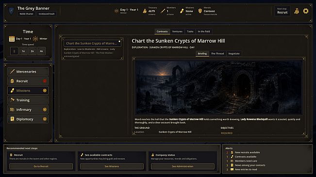 Mercenary Guild Manager