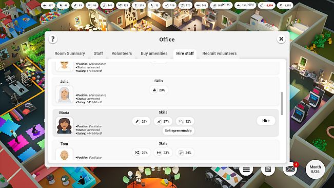 Youth Centre Simulator