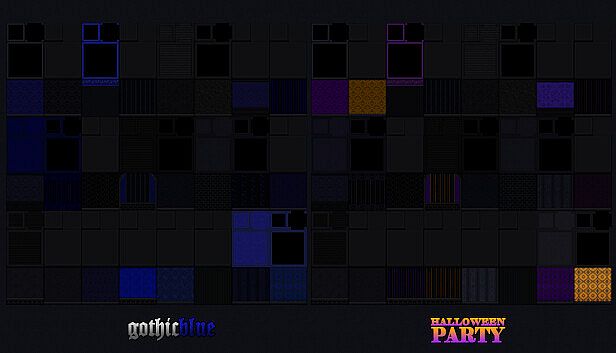 RPG Maker MZ - Gothic Blue Halloween Party