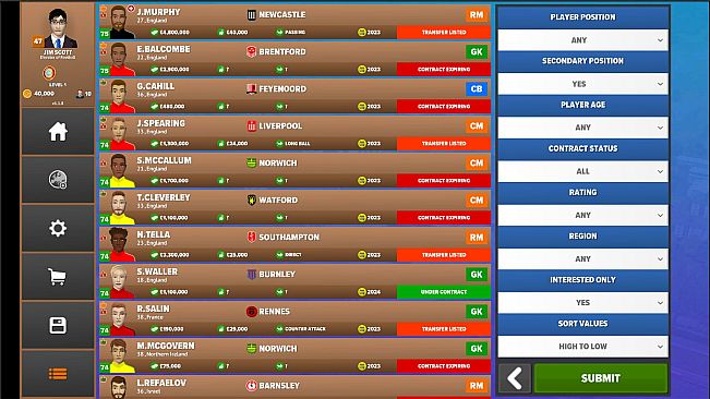 Football Club Management 2023