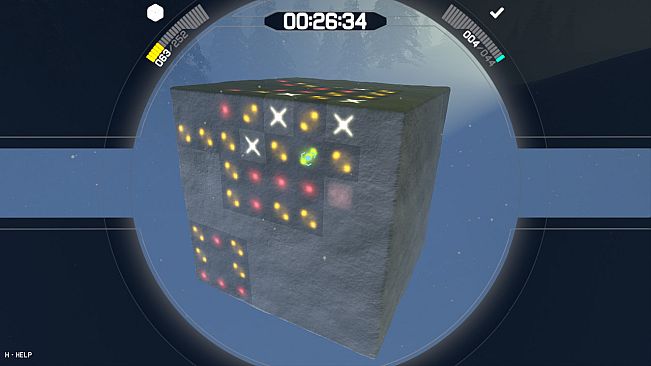 Cube Full of Mines : Snowfall Theme