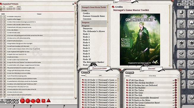Fantasy Grounds - Nerzugal's Game Master Toolkit (5E)