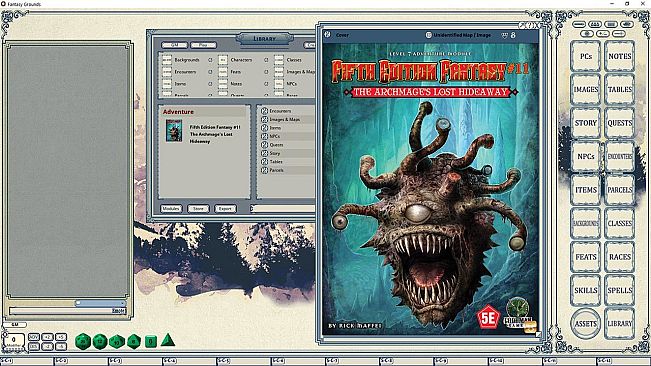 Fantasy Grounds - Fifth Edition Fantasy #11: The Archmage's Lost Hideaway