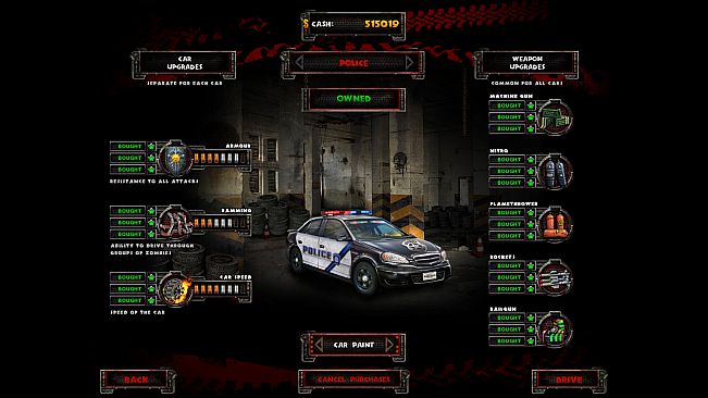 Zombie Driver HD Brutal Car Skins