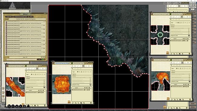 Fantasy Grounds - Pathfinder RPG - Flip-Tiles - Darklands Perils Expansion