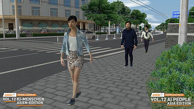 OMSI 2 Add-on Downloadpack Vol. 12 - AI People - Asia Edition