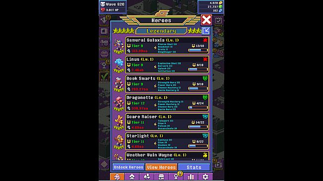 Idle TD: Heroes vs Zombies