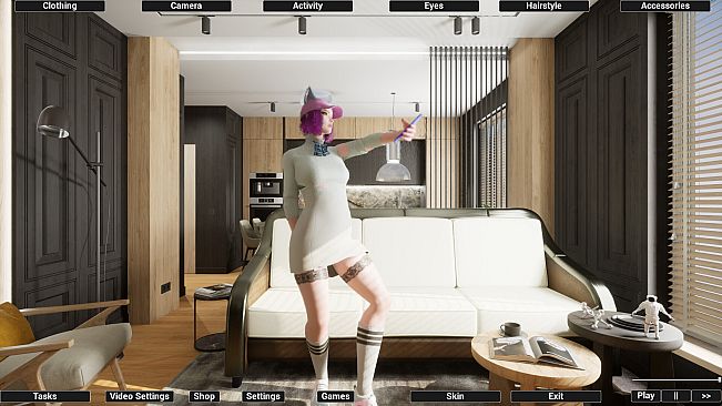 Virtual Girlfriend Lia - Teacher's Outfit