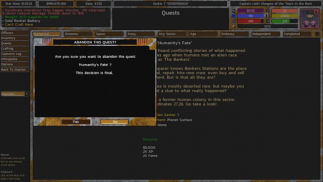 Approaching Infinity: Interface Expansion