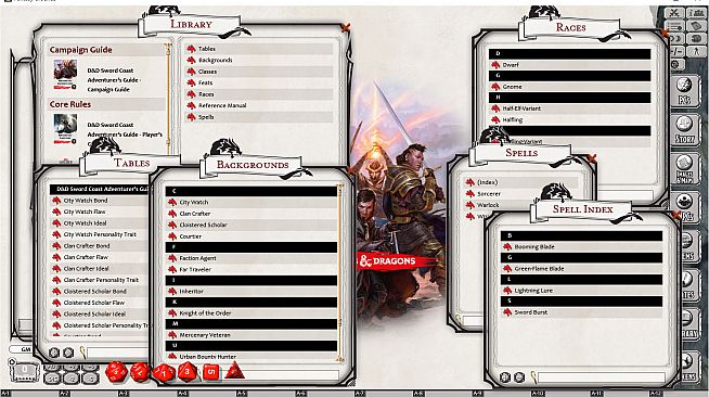 Fantasy Grounds - D&D Sword Coast Adventurer's Guide