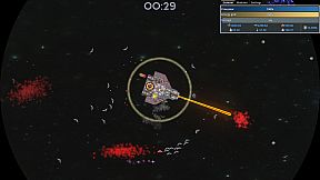 Lonely tiny spaceship