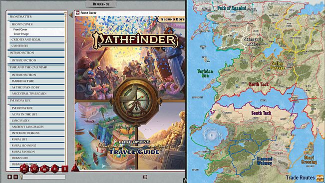 Fantasy Grounds - Pathfinder 2 RPG - Lost Omens: Travel Guide