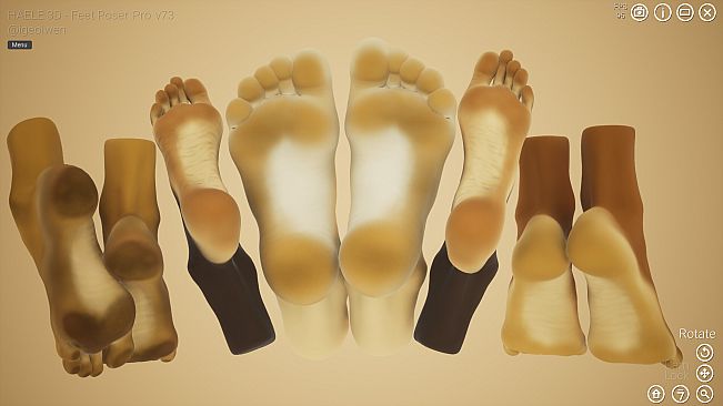 HAELE 3D - Feet Poses Pro - Drawing References