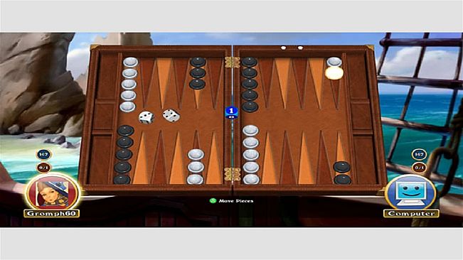 Hardwood Backgammon