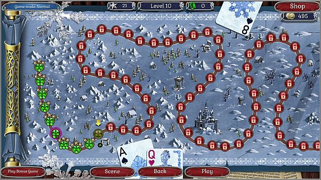 Jewel Match Solitaire: Winterscapes