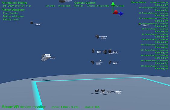SteamVR Device Monitor