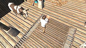 Directly Drink Milk from Cow　【直に牛乳を飲め】