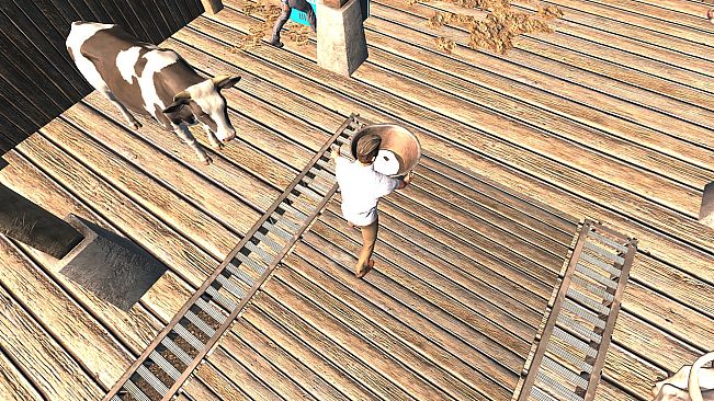 Directly Drink Milk from Cow　【直に牛乳を飲め】