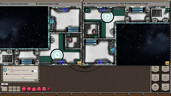 Fantasy Grounds - Meanders Map Pack: Spaceport (Map Pack)
