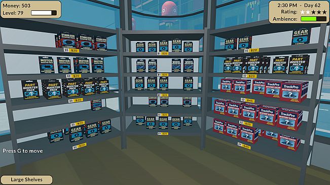 Pocket Racer Shop Sim