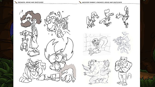 Mutants Ate My Carrots - Sketchbook