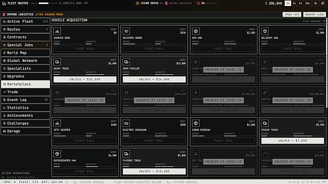 Fleet Manager: Logistics Simulator