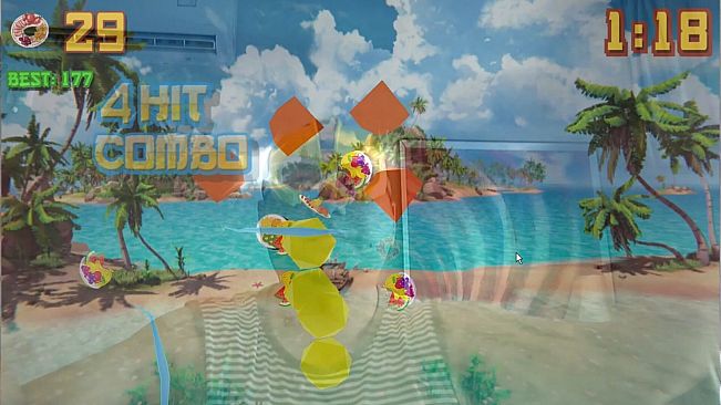 Fruit Slice by Motion Capture