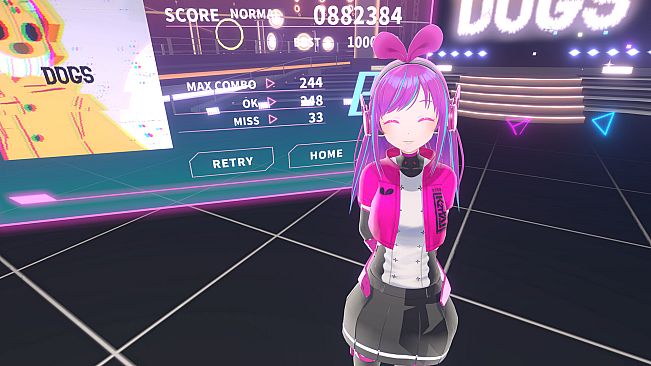 Kizuna AI - Touch the Beat! Additional Song "DOGS HYNOME feat. #kzn" + "#kzn"