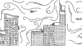 Looking For Cats In a Badly Drawn City